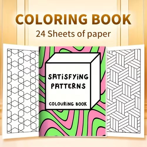 Satisfying Patterns Coloring Book