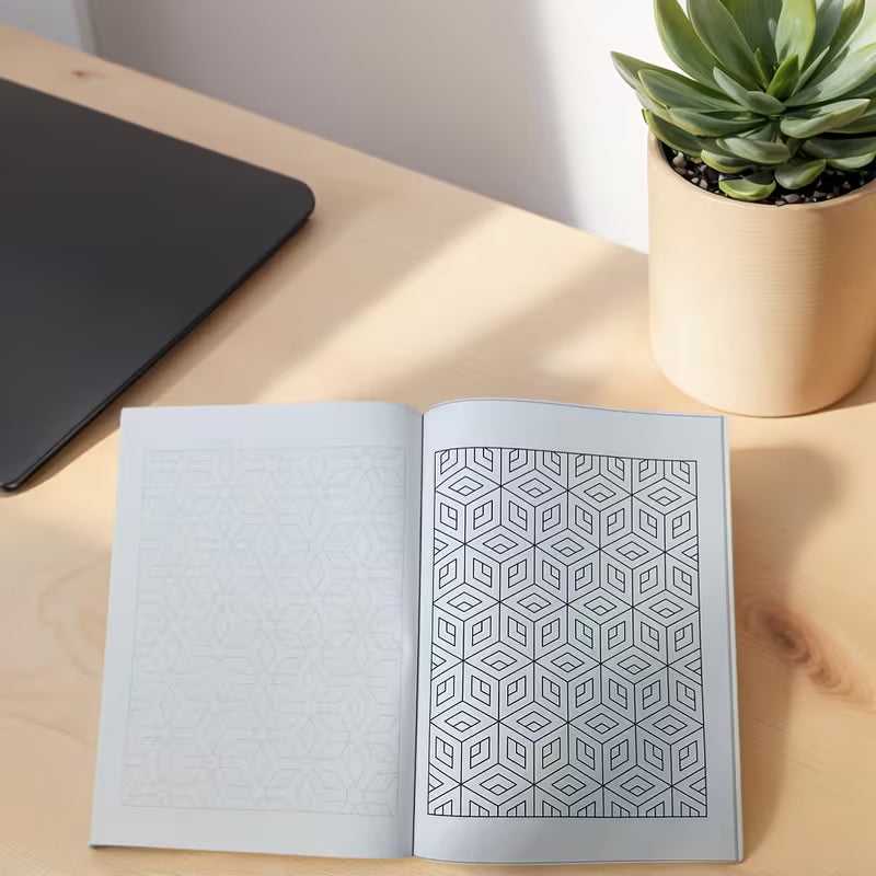 Satisfying Patterns Coloring Book
