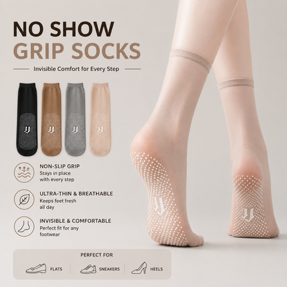 Invisible Grip Comfort Socks