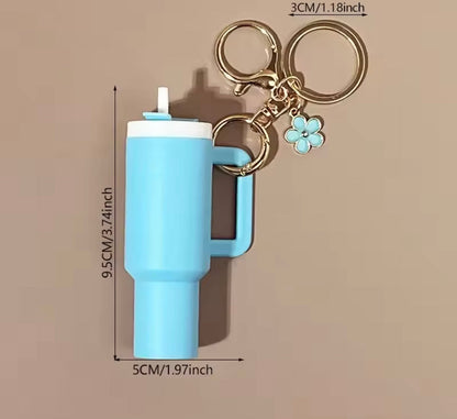 Tumbler Keychain with Storage Holder