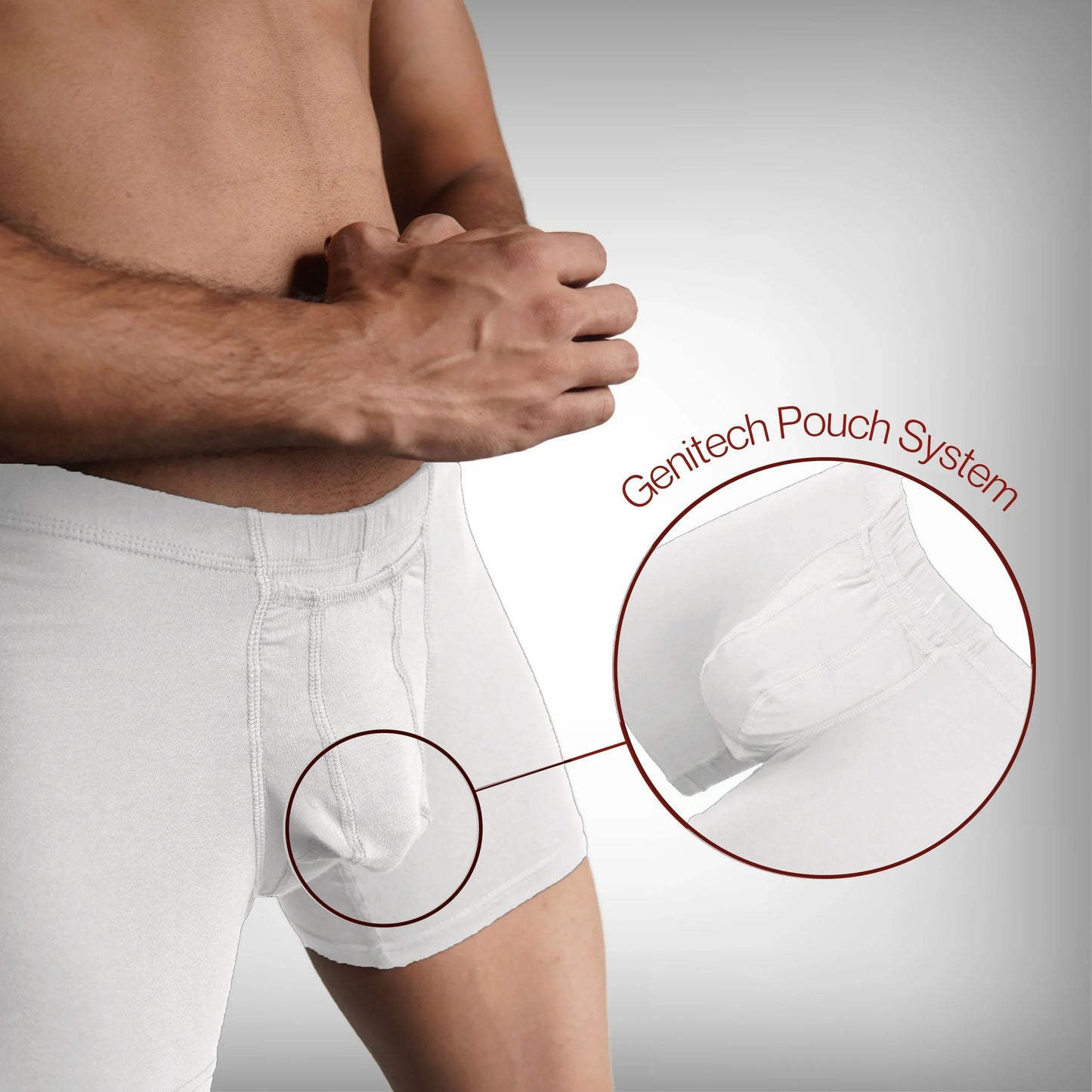 Astronut Men's Boxer Shorts With Geni-Tech Pouch