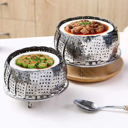 Stainless Steel Expandable Steamer Basket | Imported Quality