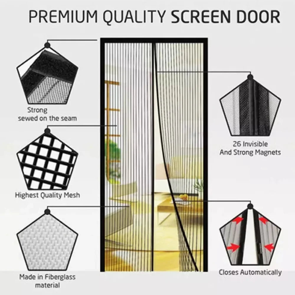 Magnetic Mosquito Net Door