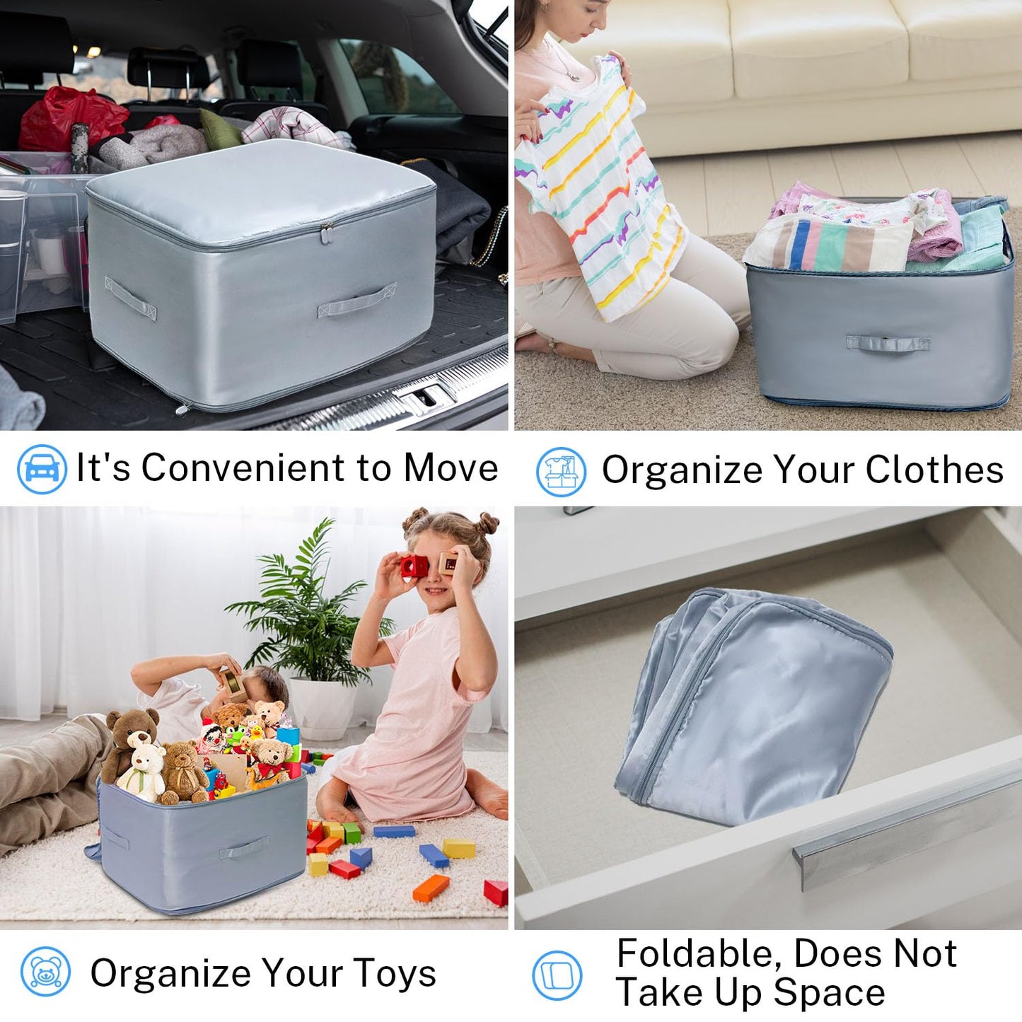 Space Saving Self Compression Organizer