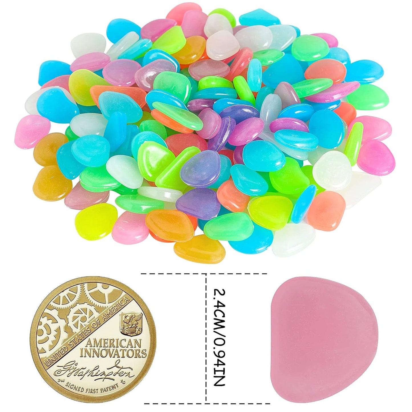 Luminous Stones – Mixed Color Glow Stones