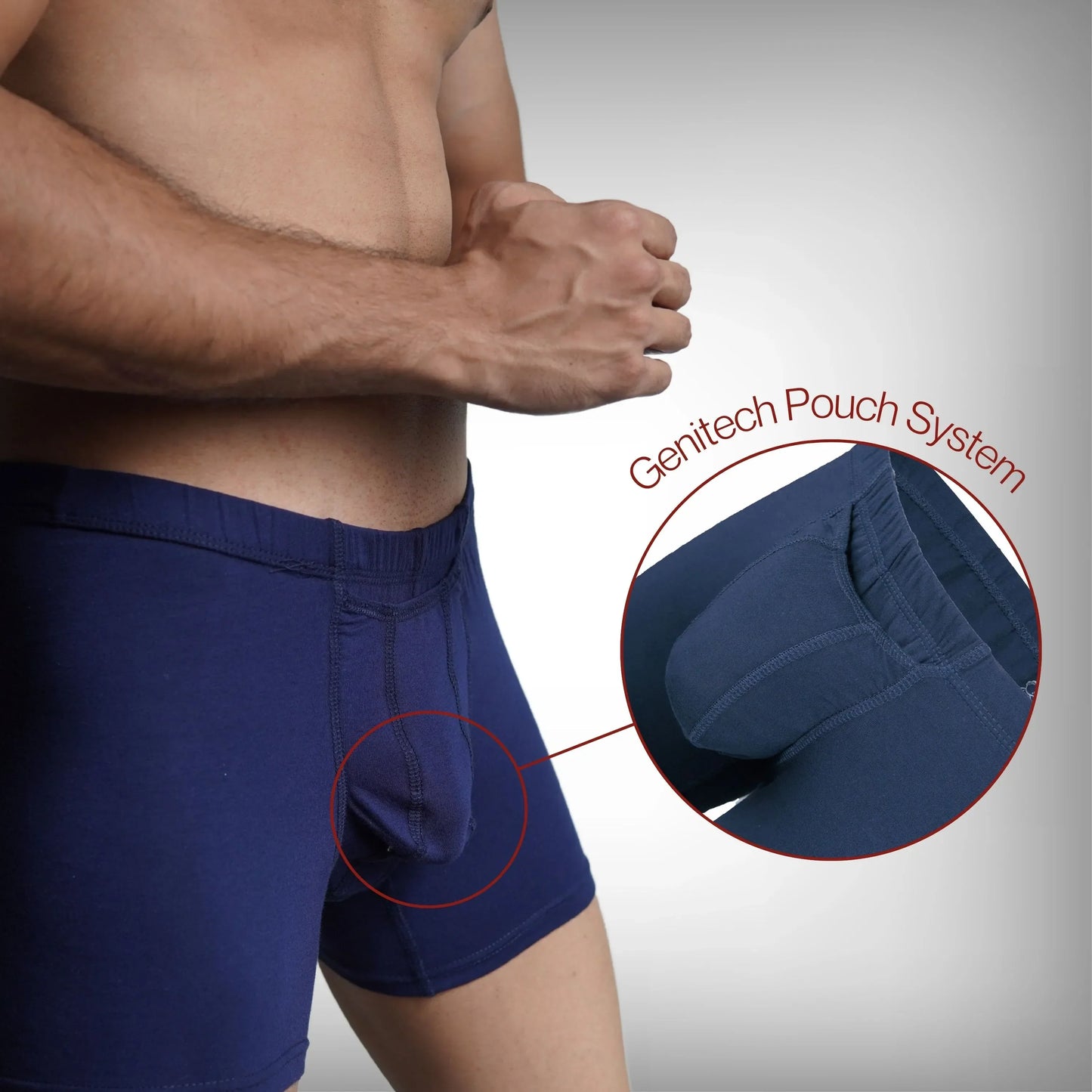 Astronut Men's Boxer Shorts With Geni-Tech Pouch