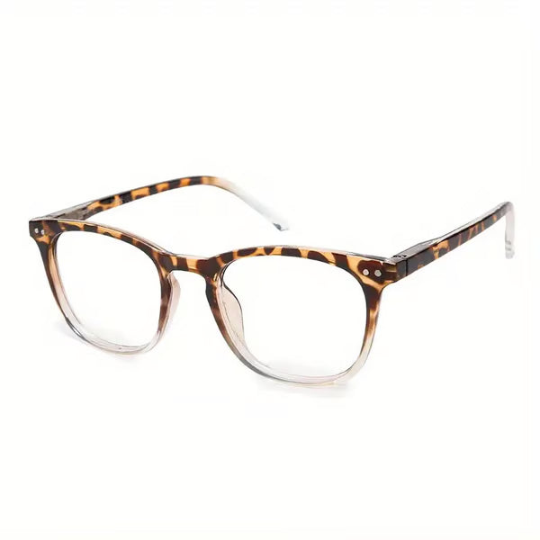 Leopard Print Gradient Reading Glasses