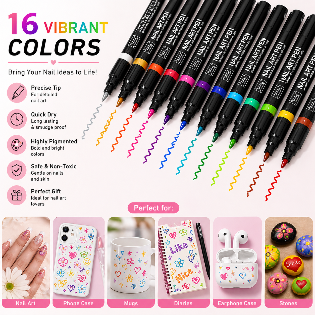 Nail Art Marker Set