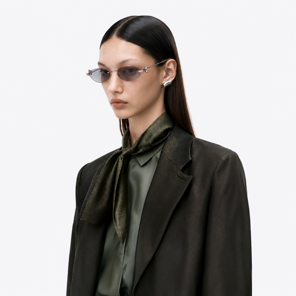 Orora SUNGLASSES - SILVER METAL