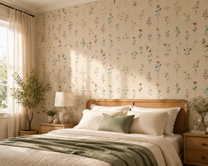 Reusable DIY Floral Bloom Wall Stickers