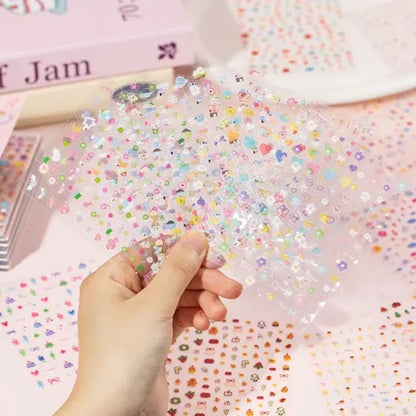 Random Non-Repeating Nail Stickers