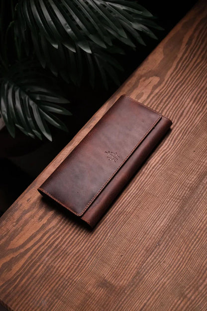 Turkish Style Handmade Leather Phone Wallet