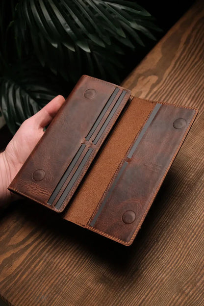 Turkish Style Handmade Leather Phone Wallet