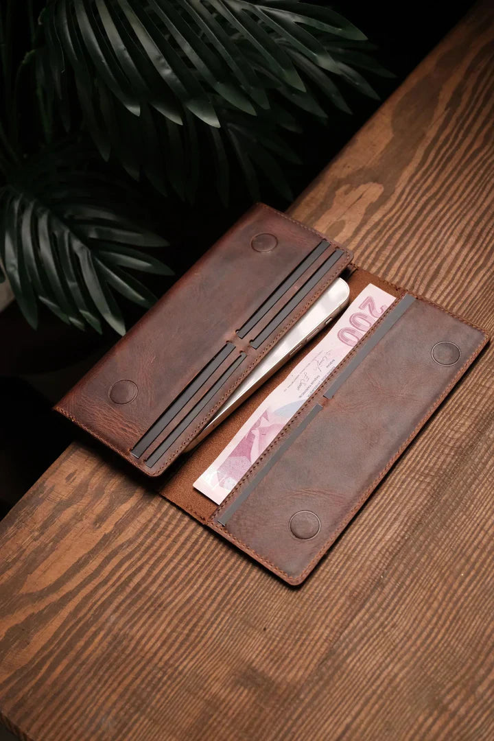 Turkish Style Handmade Leather Phone Wallet