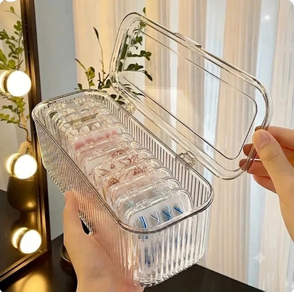 Jewelry Organizer Box – Transparent Storage Case