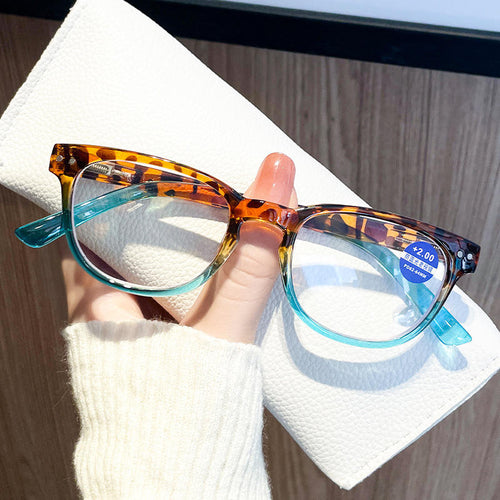 Leopard Print Gradient Reading Glasses