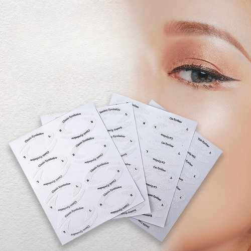 4 Pcs/Pack Quick Eyeliner & Eyeshadow Stencil Stickies
