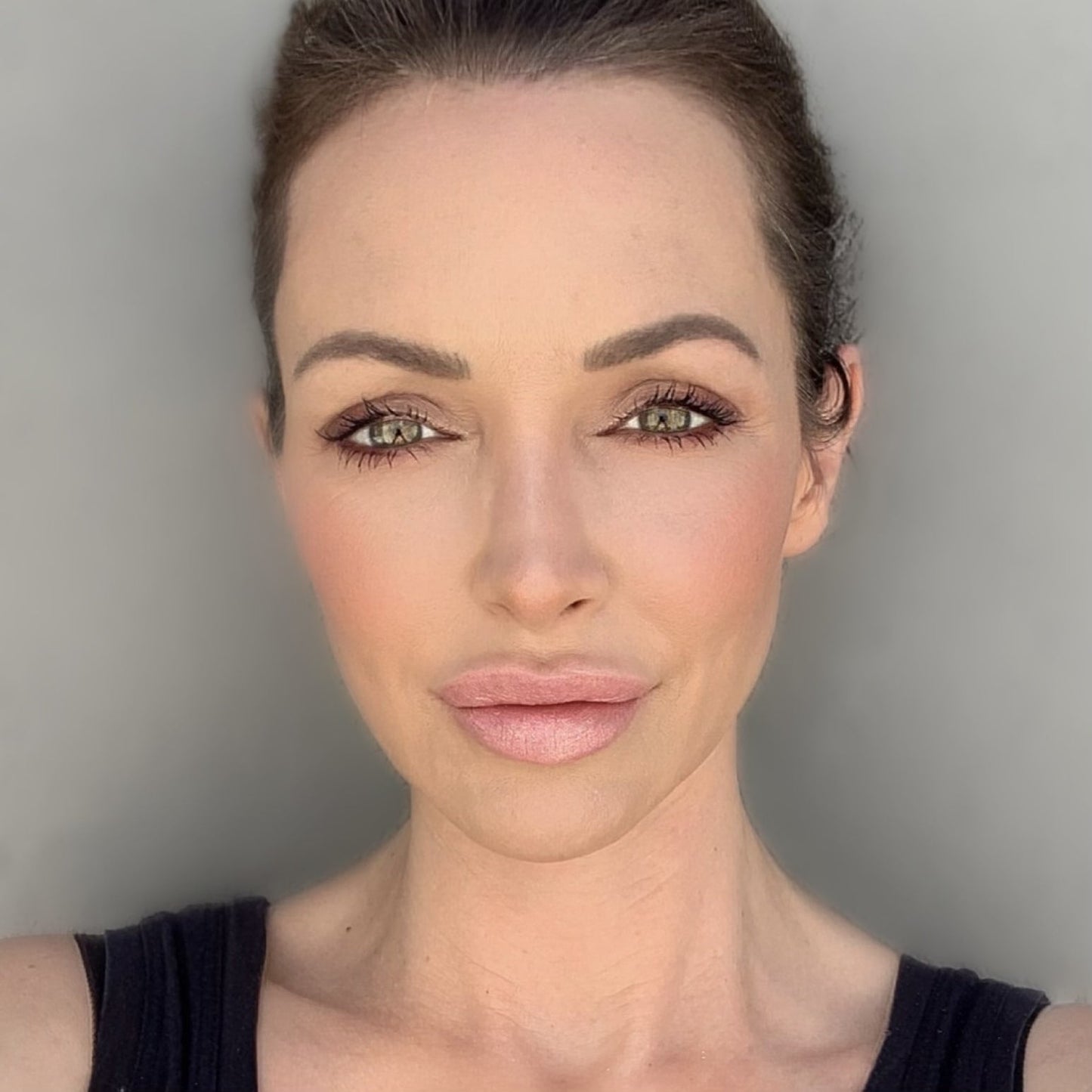 Sheer Pale Pink with Gold and Rose Shimmer Lipstick