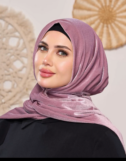 Velvet-Silk Shawl Hijab