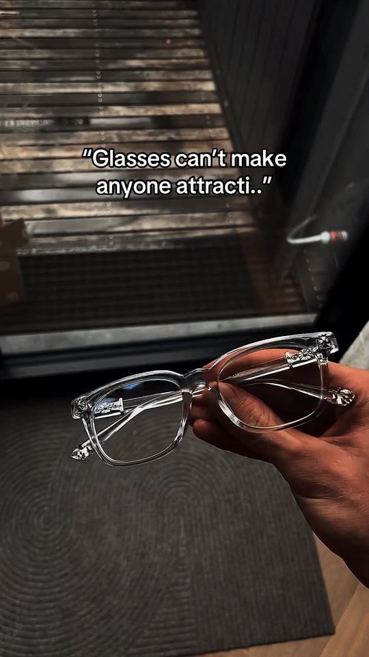 Unisex Rimless UV Shield glasses