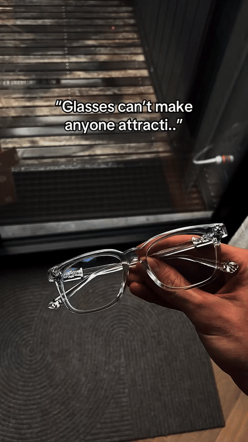 Unisex Rimless UV Shield glasses