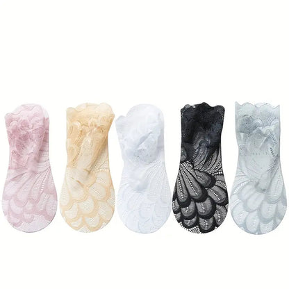Women Floral Lace Sock