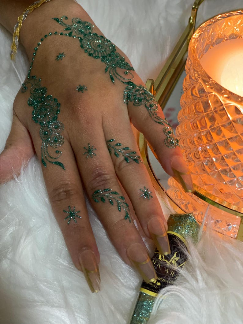 Glitter Mehndi