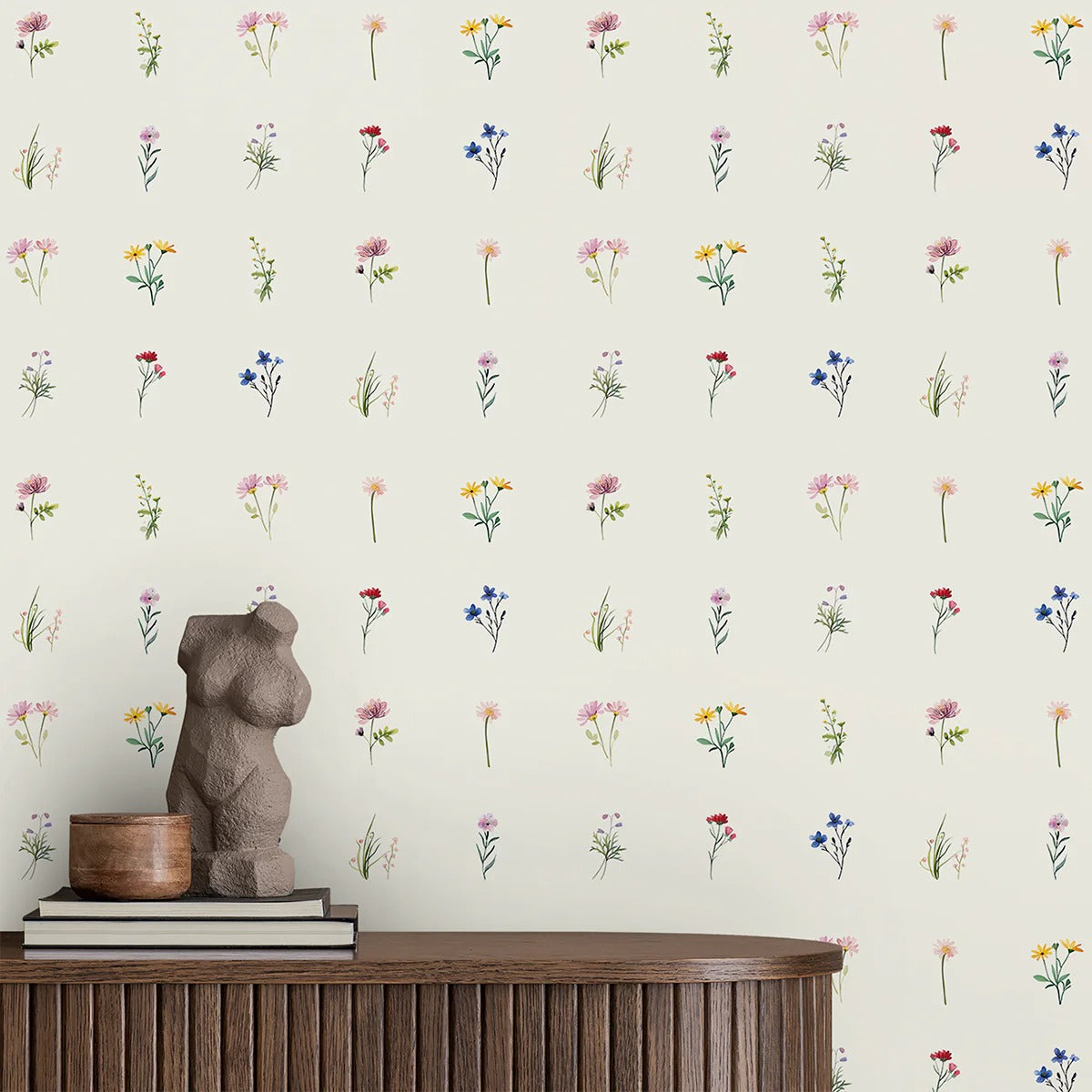 Reusable DIY Floral Bloom Wall Stickers