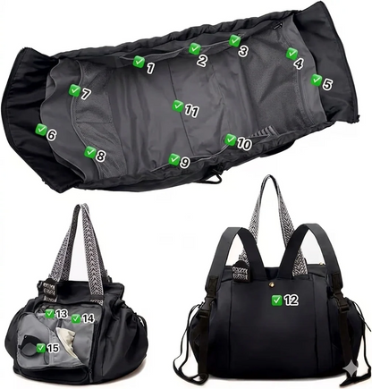 👜 Multifunctional Tote Backpack – Stylish Convertible Travel & Daily Bag