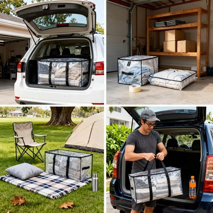 Clear Storage Organizer – Durable, Foldable & Multipurpose