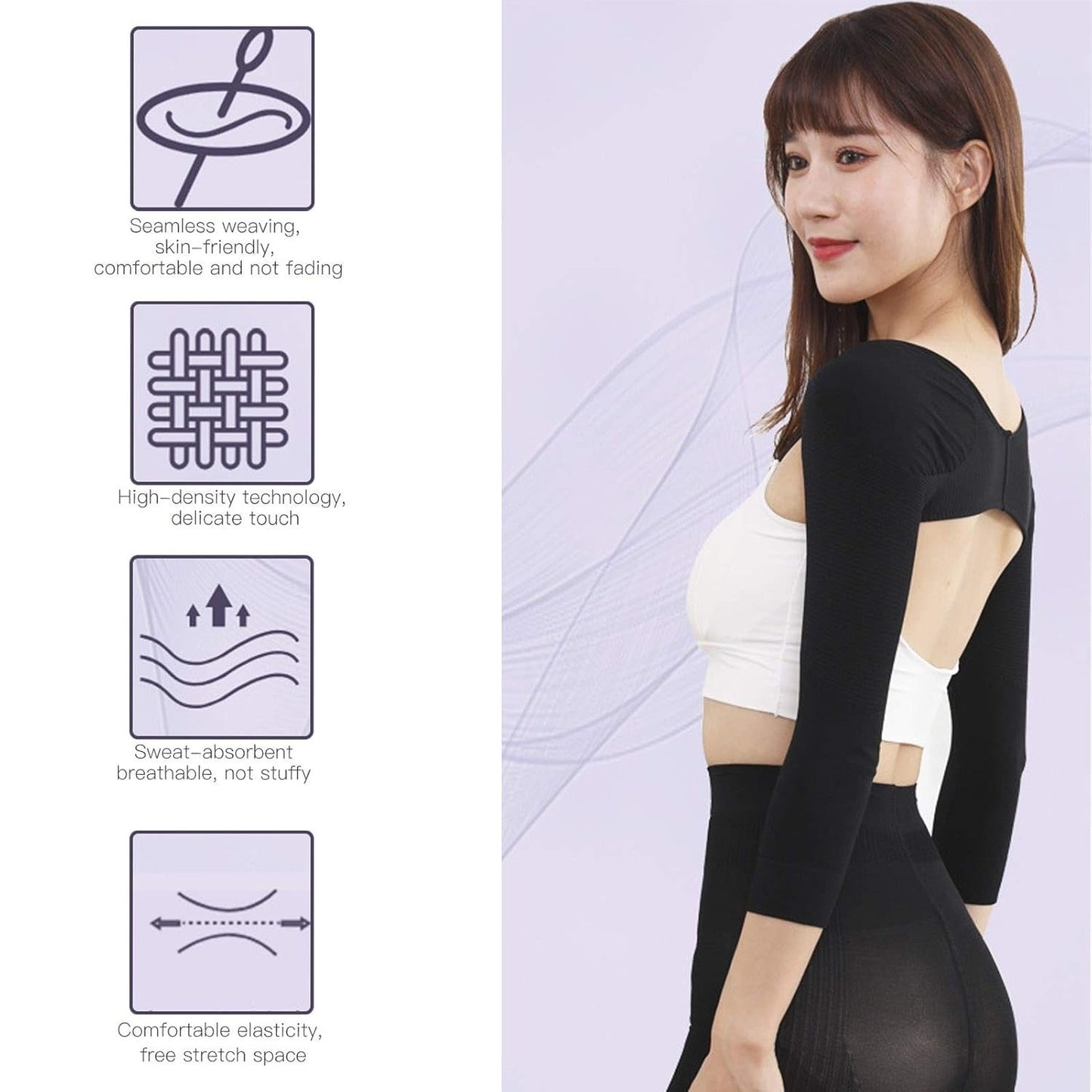 Posture Corrector Arm Sleeves for Women ✨