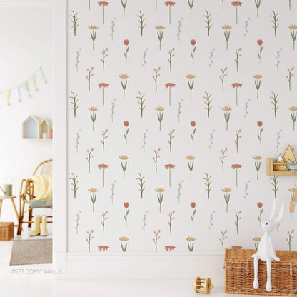 Reusable DIY Floral Bloom Wall Stickers