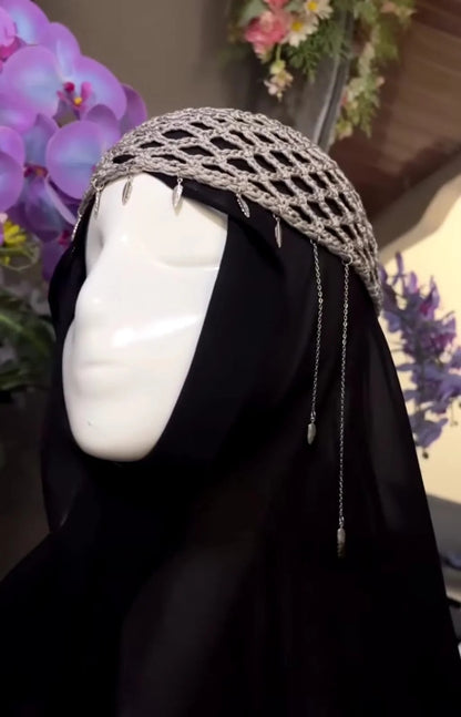 ✨Crochet Hair Cap – Trendy Fashion Hair Accessory