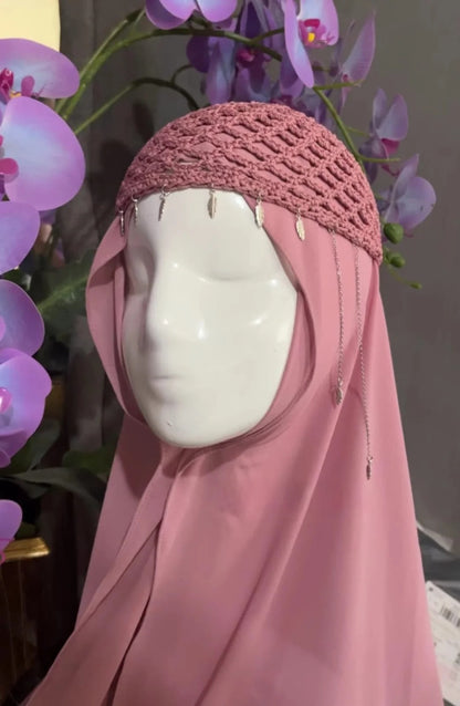 ✨Crochet Hair Cap – Trendy Fashion Hair Accessory
