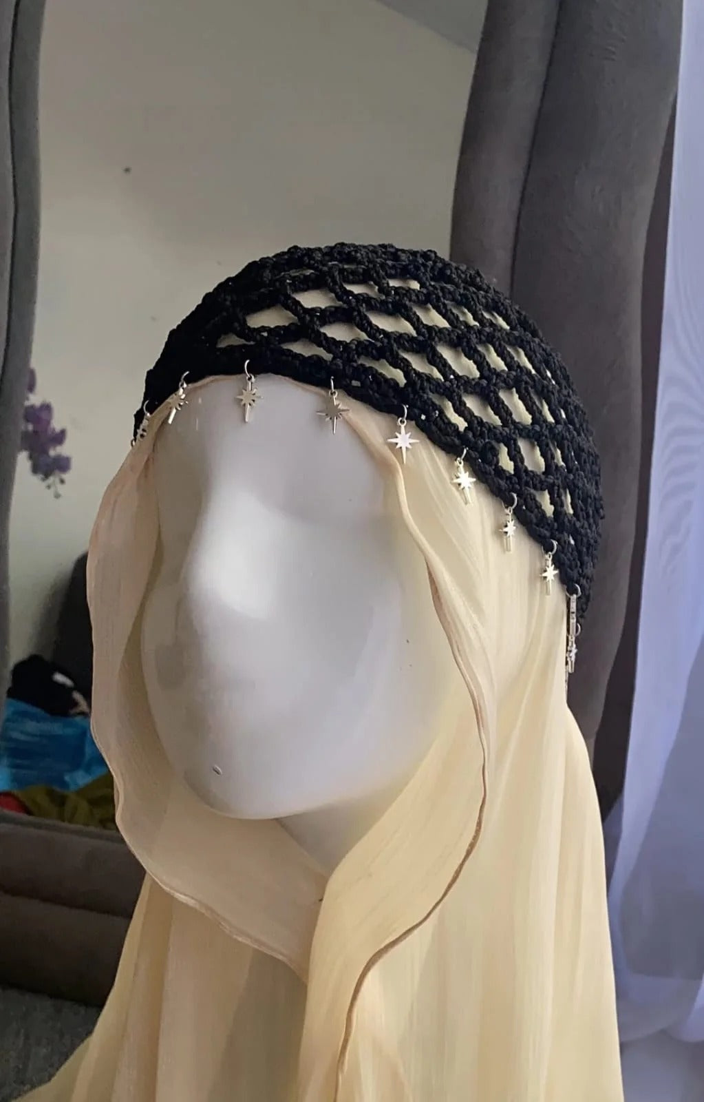 ✨Crochet Hair Cap – Trendy Fashion Hair Accessory