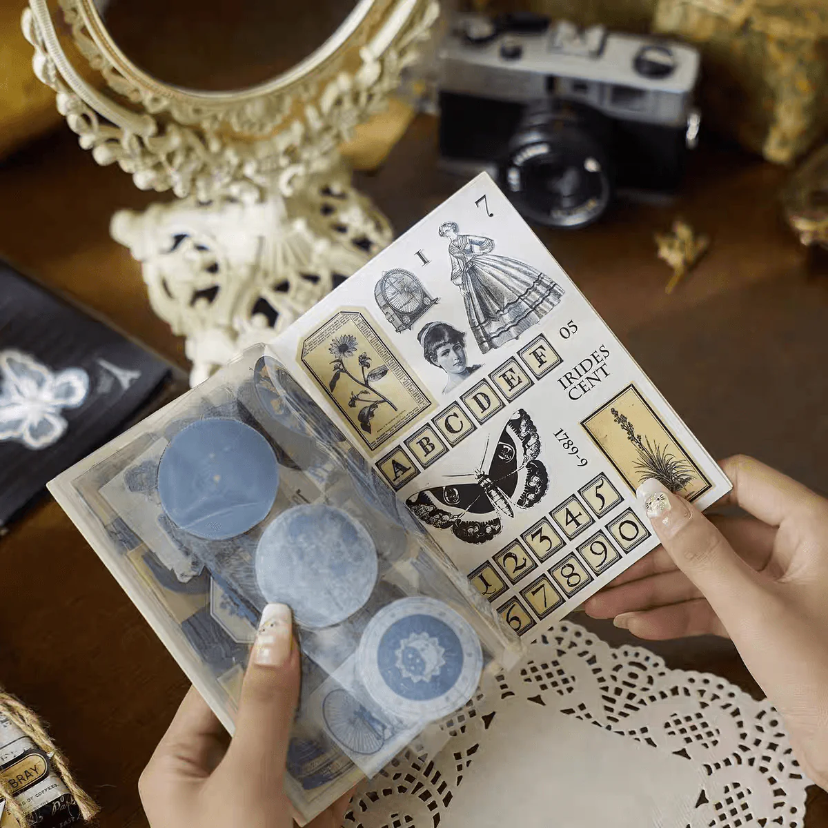 Vintage Deco Sticker Book