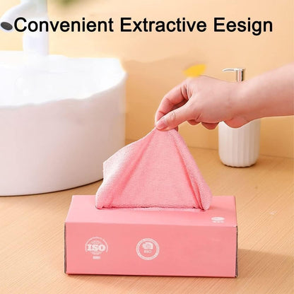 Re-Useable Microfiber Cleaning Cloth With Box
