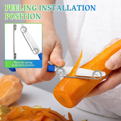 Quick Cutting 3 in 1 Multi-functional Peeling Knife