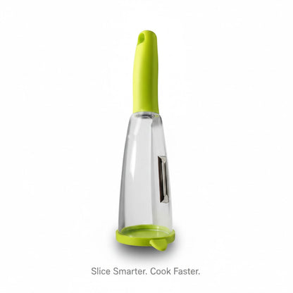 Multifunctional vegetable and fruit storage peeler