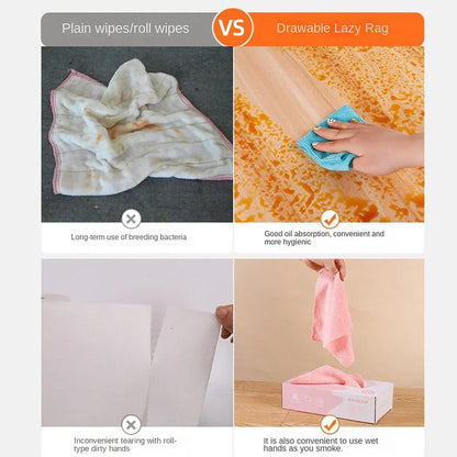 Re-Useable Microfiber Cleaning Cloth With Box